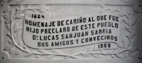 Historia. Lucas Sanjuan Sarriá, alcalde de Castellar 1890-1891