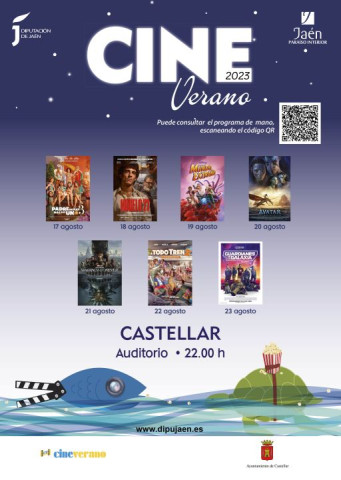 Cine de Verano en Castellar 2023. Fechas y Sinopsis de las películas