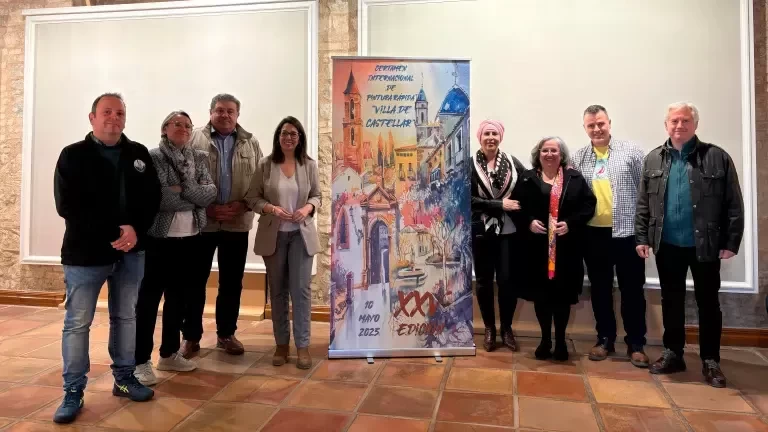 presentación del cartel pintura rápida
