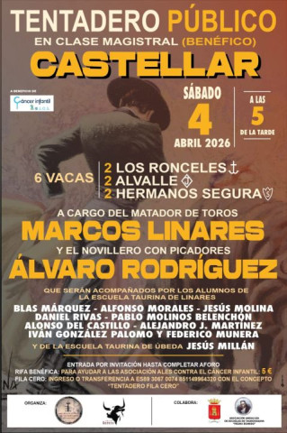 Castellar acogerá un tentadero público benéfico a favor del cáncer infantil