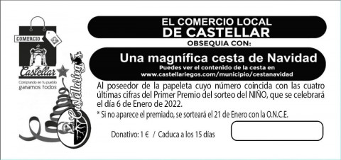Este es el número ganador de la cesta de los negocios locales de Castellar