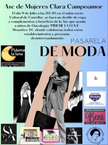 Pasarela de moda solidaria - Asociación de Mujeres Clara Campoamor