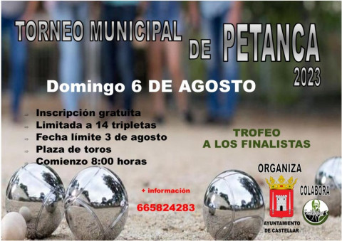 Torneo Municipal de Petanca 2023